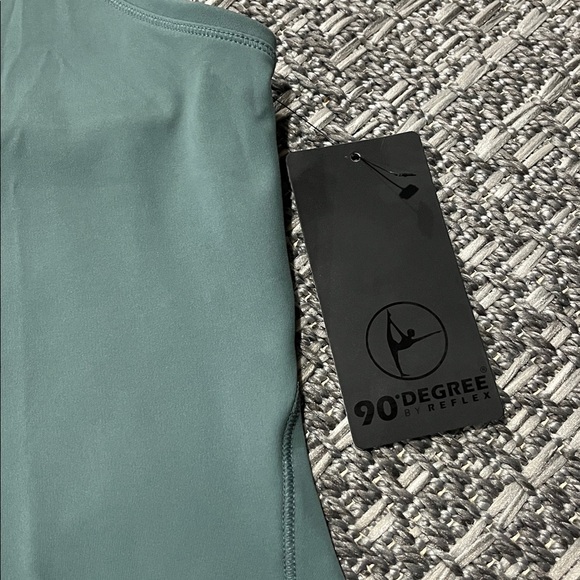 90 Degree | XXL Teal Crop Athletic Tank - Picture 6 of 8